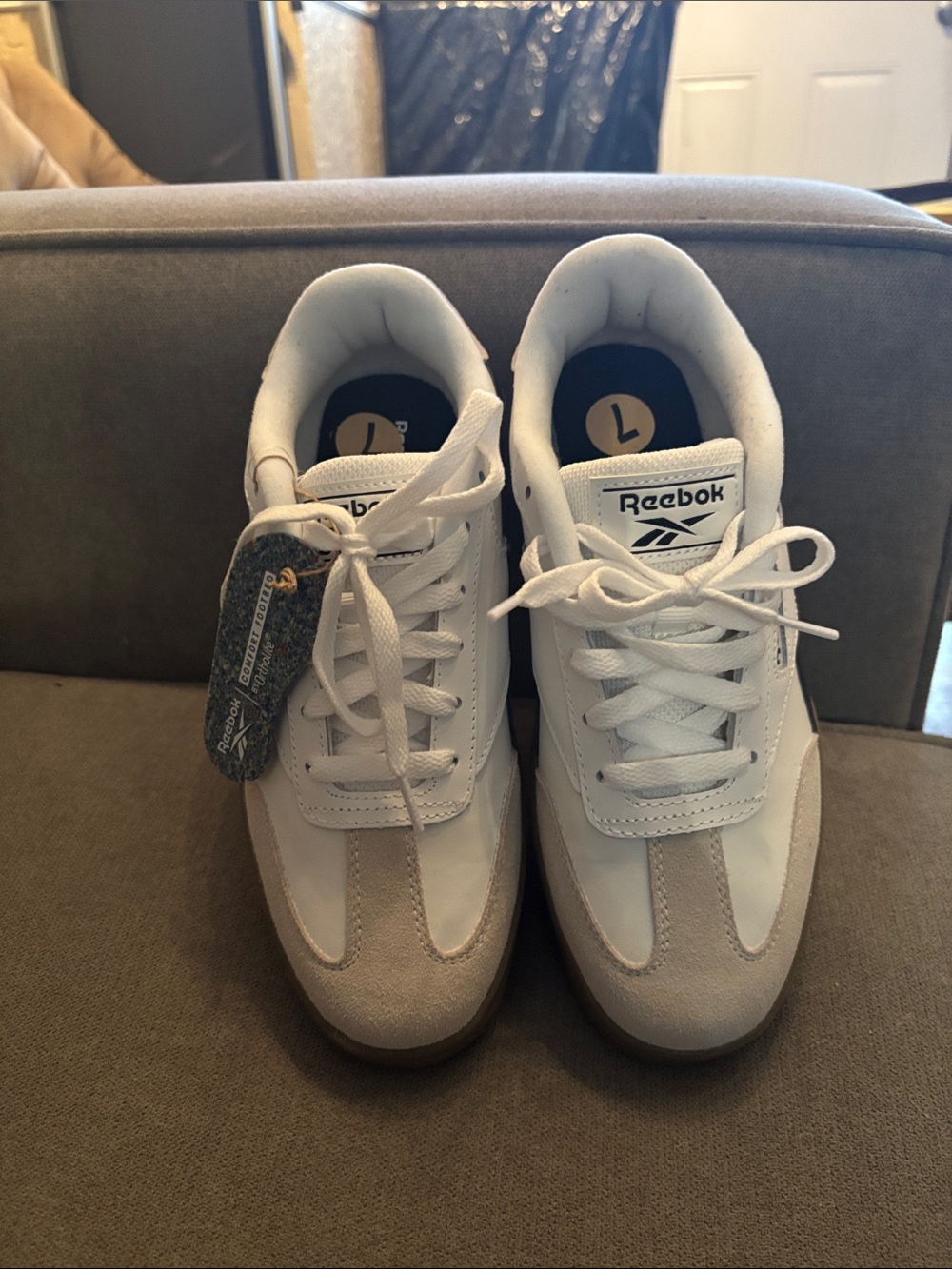Reebok Women’s Forte Lounger - White/Beige/Black/Gum Sole